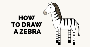 With this cute zebra drawing ideas, you can learn how to draw a zebra easily. How To Draw A Zebra Really Easy Drawing Tutorial Zebra Drawing How To Draw A Zebra Drawing Tutorial Easy