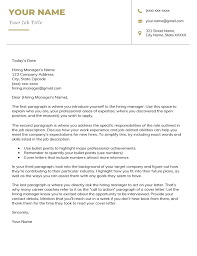 Free Professional Cover Letter Templates Word Download 45 Designs