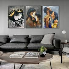 Us 12 97 25 off housewares tribal two african woman wall decal vinyl wall stickers home decor living room morden design wall art. African Wall Arts Products For Sale Ebay