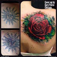 Big Red Rose Cover Up Cover Up Tattoos Cover Up Tattoos For Women Cover Tattoo
