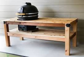 Below i have detailed the table i built for my large big green egg. Diy Kamado Grill Table