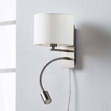 Florens Textilwandlampe Mit Led Leselampe Led Leselampe Led Und Wandleuchte
