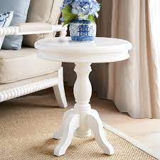 Maybe you would like to learn more about one of these? Heartland Antique White Round Pedestal Chair Side Table Off 57
