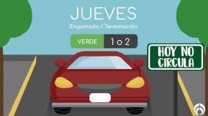 ¿cómo funciona el programa hoy no circula? Hoy No Circula Jueves 16 De Abril Cdmx Y Edomex