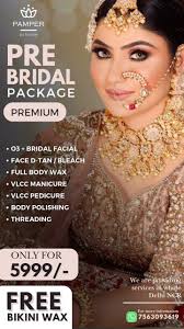 From pampering sessions to picture-perfect moments, our pre-bridal services  have you covered . Because every bride deserves to shine from head to toe  ✨, We are introducing 2 Pre bridal packages. , 1. ...