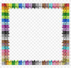 Already 2614 visitors found here solutions for their art work. Color Clipart Border Crayon Borders Free Transparent Png Clipart Images Download
