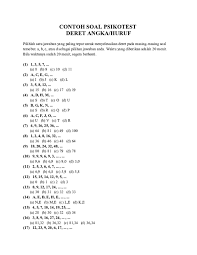 Check spelling or type a new query. Pdf Contoh Soal Psikotest Deret Angka Huruf Piring Kembang Academia Edu