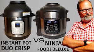 Instant Pot Duo Crisp Vs Ninja Foodi Deluxe Bbq Ribs Pressure Cooker Air Fryer Comparison Yo In 2020 Instant Pot Pressure Cooker Instant Pot Babyback Ribs Recipe
