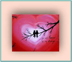 Valentine Canvas Painting Ideas In 2020 Love Canvas Painting Canvas Painting Diy Valentines Art