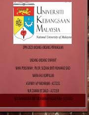 Ertinya sesebuah syarikat itu hanya tertubuh apabila ianya didaftarkan di pendaftar syarikat di bawah akta syarikat 1965. Undang Undang Syarikat Pptx Eppa 2823 Undang Undang Perniagaan Undang Undang Syarikat Nama Pensyarah Pn Dr Suzana Binti Muhamad Said Nama Ahli Course Hero
