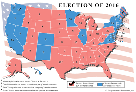 Presidential electoral votes by state data house and senate results data. United States Presidential Election Of 2016 United States Government Britannica