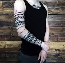 4.1 3d abstract armband tattoo. Masculine Armband Tattoos Designs For Men Tattoos Era