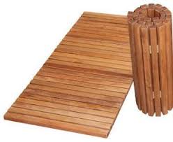 New Bamboo Wooden Folding Bath Mat Slatted Duck Board Non Slip Shower Bathroom Bamboo Shower Mats Wooden Bath Bamboo Bathroom