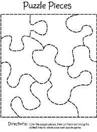 You can first colour them, then cut them up into pieces. Puzzle Pieces Coloring Page Crayola Com
