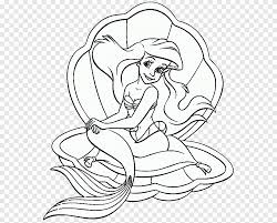 Princesa Ariel Para Colorear