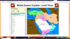 Work your way through middle eastern countries, starting with tutorial, beginner, advanced beginner and intermediate. Sheppard Software Geography Middle East Capitals Ss 66s Youtube