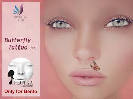 Maybe you would like to learn more about one of these? Second Life Marketplace Butterfly Face Tattoo V1