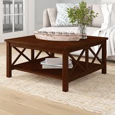 Solid wood kacey 3 piece coffee table set. Gracie Oaks Rossitano Solid Wood Coffee Table With Storage Reviews Wayfair