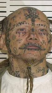 On his lower lip, a tattoo reads, no juice, a lil boosie song. Police Capture Tattoo Covered Just Released Sex Offender