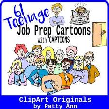 Clip Art 61 Teenage Job Amp Career Application Prep Cartoons Some With Captions Pattyannspetproject Job Clip Art Jobs In Art Critical Thinking Activities