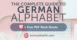 • touch the letter yourself if the student skips a line or letter and needs redirection. Learn The German Alphabet With The Free Ebook Germanpod101