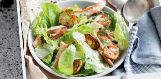 Salade Cesar Au Poulet Grille Salade Cesar Au Poulet Poulet Croustillant Salade Cesar