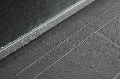 Press the lateral adjustment ring into the mortar (pause) and insert the tile spacer. Is The Linear Shower Drain Coming Or Going