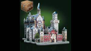 Cubicfun 3d neuschwanstein castle puzzles for adults and teens, germany architecture building model kits toys stress relief gifts for women and men, 121 pieces: 3d Puzzle Neuschwanstein Castle Creative Dexterity And Concentration Developing Youtube