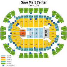 Fresno Save Mart Center Seating Save Mart Center Seat View