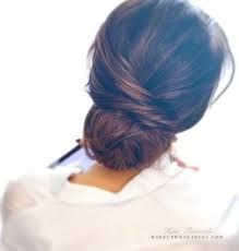 2 Minute Elegant Bun Hairstyle Totally Easy Hair Tutorial Hair Styles Hairstyle Medium Hair Styles