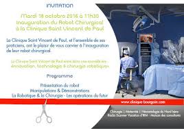 Inauguration Du Robot Chirurgical Clinique Saint Vincent De Paul