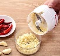 Manual Garlic Smasher | Mini Garlic Press Chopper | Hand-Powered Garlic  Cutter & Mincer | Multi-Function Spice Grinder | Safe Design | Compact Size  ...