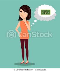 This type of thinking can affect your relationships, career, and even your health. Woman Person Thinking Icon Vector Illustration Design Canstock