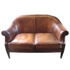 Vintage Leather Love Seat Vintage Leather Sofa Love Seat Leather Loveseat