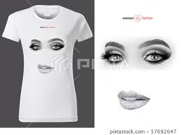 t shirt design with grayscale face