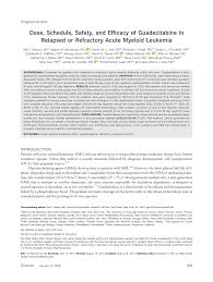 42 people named wendy stock living in the us. Pdf Dose Schedule Safety And Efficacy Of Guadecitabine In Relapsed Or Refractory Acute Myeloid Leukemia