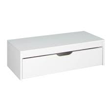 Podestbett bauen praktische losung furs moderne schlafzimmer podest bett. Schubladenpodest 27x93x40cm Rollkasten Destyle De Breuyn Buchenfurnierte Spanplatte Weiss Gebeizt Lackiert De Breuyn