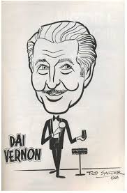 Dai Vernon Caricature Magic Man The Magicians Caricature But we don't finish drawing to the end. pinterest