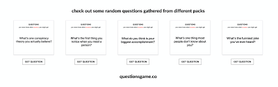 You can play the game with just two people, but a small group of friends generally makes for a lot more fun. Questions Card Game You Can Play Online And Remotely By Video Calling Product Hunt