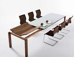 These are a good fit for most dining rooms, generally ranging from 36 to 40 inches wide and 48 to 108 inches long. Extension Dining Room Table From Team 7 The Magnum Modern Dining Table