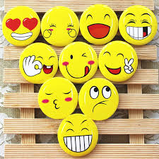 40pcs 3cm Cute Badge Brooch Emoji Party Favor Kids Birthday