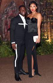 Kevin Hart Wife Make First Red Carpet Appearance As New Parents Tall Girl Short Guy Famous Couples Celebrity Couples