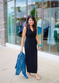 Chico S Summer Collection Cyndi Spivey In 2020 Casual Summer Dresses Casual Dresses For Women Solid Maxi Dress