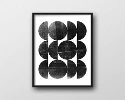 Modern Black And White Art Prints Black White Geometric Abstract Mid Century Modern Art Scandinavian Print Minimalist Poster Black White Wall Art Geometric Wall Art Art