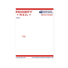 priority mail address label usps com