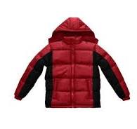 Wholesale Boys School Jacket Kids Puffer Jackets Red Sizes 5-7 Wholesale  Bulk Outerwear