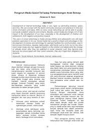 Tentunya, banyak pengaruh media sosial terhadap perilaku remaja, yang mana mereka. Https Journal Universitassuryadarma Ac Id Index Php Jmm Article Download 533 499