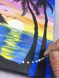 Find & download the most popular palm tree sunset vectors on freepik free for commercial use high quality images made for creative projects. How To Paint A Palm Tree Sunset Step By Step Painting With Tracie Kiernan