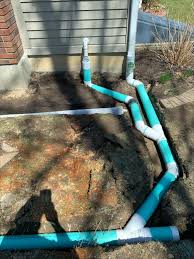Gutter downspout drainage can destroy your yard if not dealt with correctly. 3 In 1 Drainage Solution For Gutter Downspout Rainwater Sump Pump Discharge Piping French Drain Backyard Drainage Yard Drain Yard Drainage