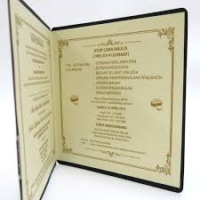 Moshims kad jemputan makan malam. Wedding Card Kad Kahwin Msr05 With Envelope Shopee Malaysia